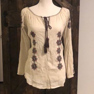 Boho embroidery top!